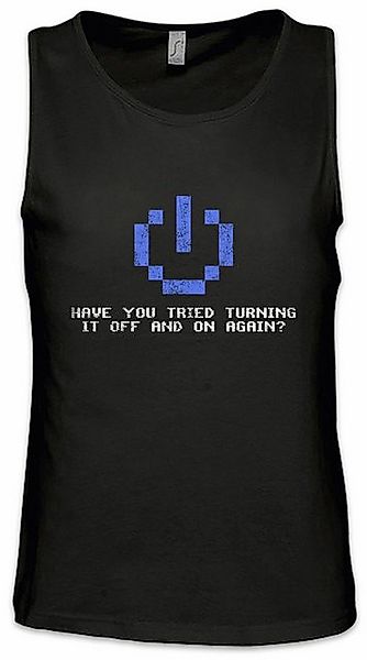 Urban Backwoods Tanktop Have You Tried Turning It Off And On Again Ärmellos günstig online kaufen