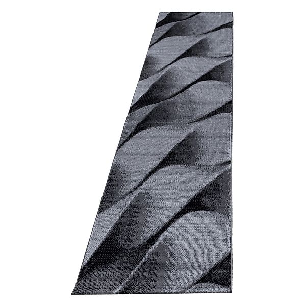 Ayyildiz Kurzflorteppich Parma 9240 Schwarz 80 cm x 300 cm günstig online kaufen