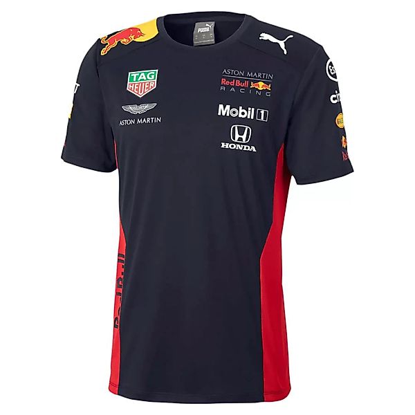 Puma Aston Martin Red Bull Racing Team Kurzärmeliges T-shirt L Night Sky günstig online kaufen
