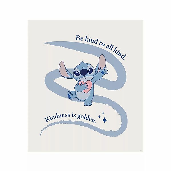 Komar Bild "Stitch Kindness", Disney, (1 St.), Wandbild zur Dekoration im K günstig online kaufen