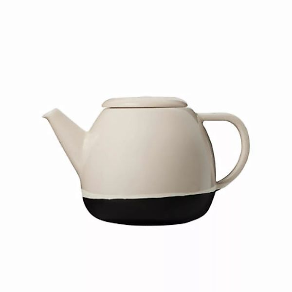 Teekanne Sicilia keramik weiß / 1,5 L -  Handgefertigt in Frankreich - Mais günstig online kaufen