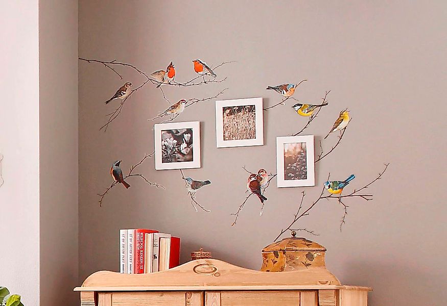 Komar Wandtattoo "Vogerl - Größe 50 x 70 cm", selbstklebend, Wandsticker günstig online kaufen