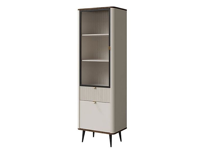 MIRJAN24 Vitrine Marly 1S1D1W RE03 (mit zwei Drehtüren und Schublade) Unive günstig online kaufen