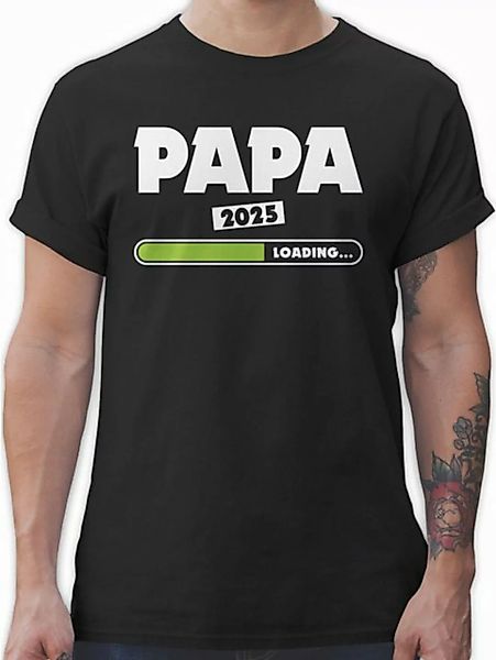 Shirtracer T-Shirt Papa loading 2025 grün Papa günstig online kaufen