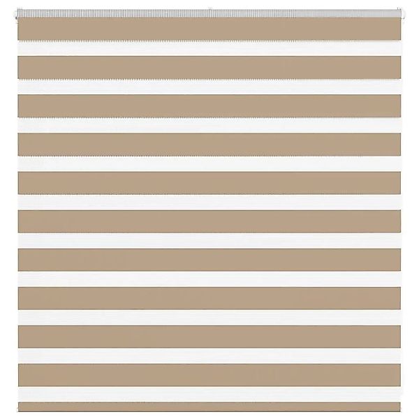 vidaXL Doppelrollo Sandbraun 150x100 cm Stoffbreite 145,9 cm Polyester 4014 günstig online kaufen