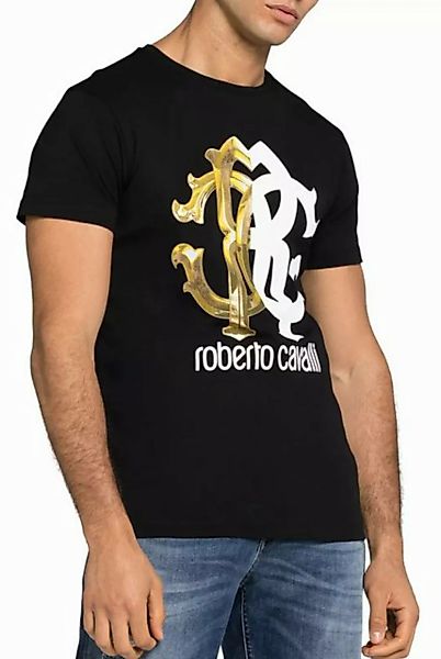 roberto cavalli T-Shirt Firenze RC Logo Slim Fit Shirt Haupt- und luxuriöse günstig online kaufen