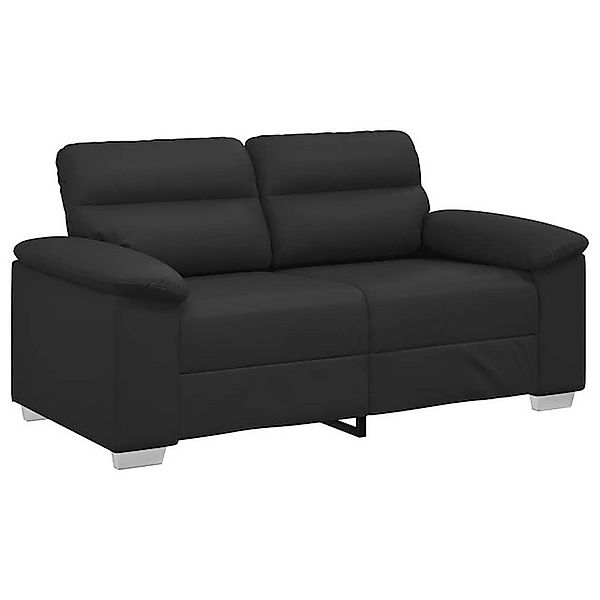 vidaXL Sofa 2-Sitzer-Sofa Schwarz 120 cm Kunstleder günstig online kaufen