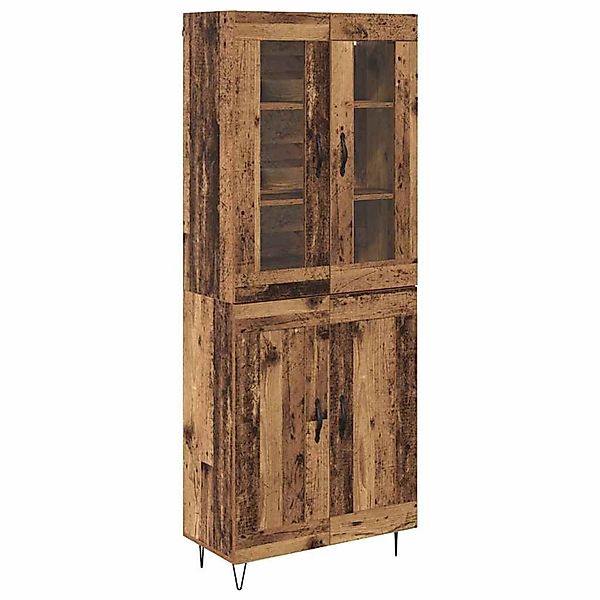 vidaXL Highboard Altholz 69,5 x 34 x 180 cm Holzwerkstoff 3402699 günstig online kaufen