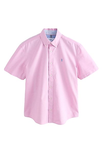 Next Kurzarmhemd Kurzärmeliges Regular Fit Oxford-Hemd günstig online kaufen