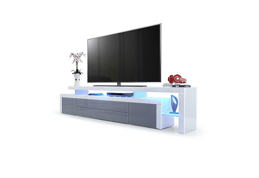 Vladon Lowboard Leon V3 (TV-Kommode, mit zwei Türen, zwei Schubkästen und e günstig online kaufen
