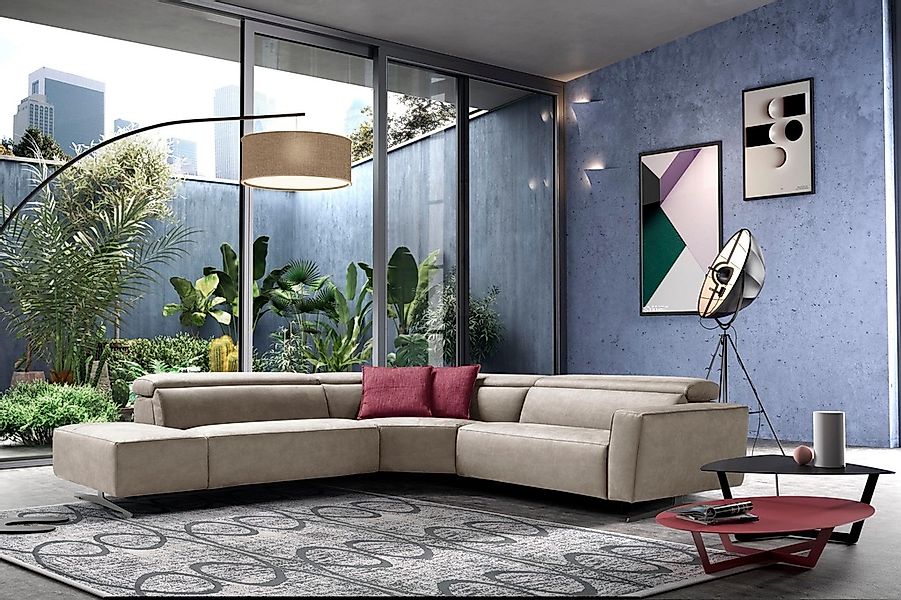 Egoitaliano Ecksofa "Stefanie-e, Designsofa der Extraklasse, bequem mit hoh günstig online kaufen