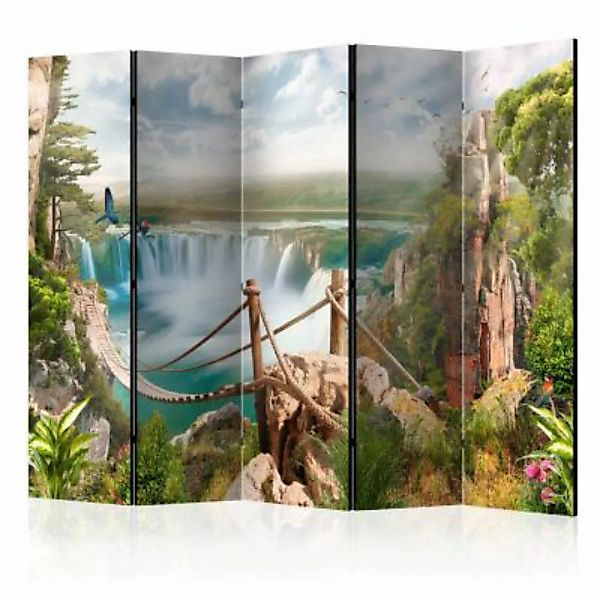 artgeist Paravent Hidden Paradise II [Room Dividers] mehrfarbig Gr. 225 x 1 günstig online kaufen