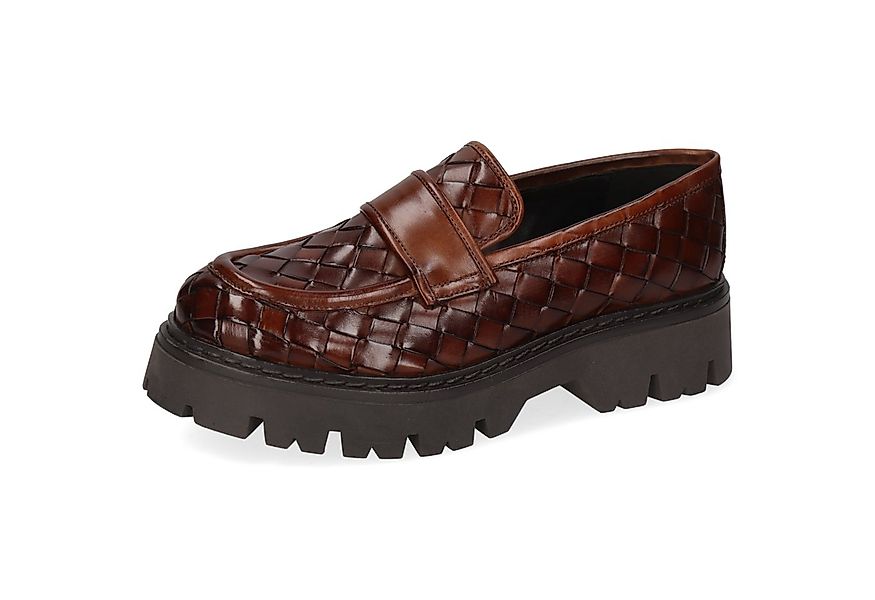 Melvin & Hamilton Thelia 6 Leder-Geflochtene Schuhe für Damen Loafer Flache günstig online kaufen