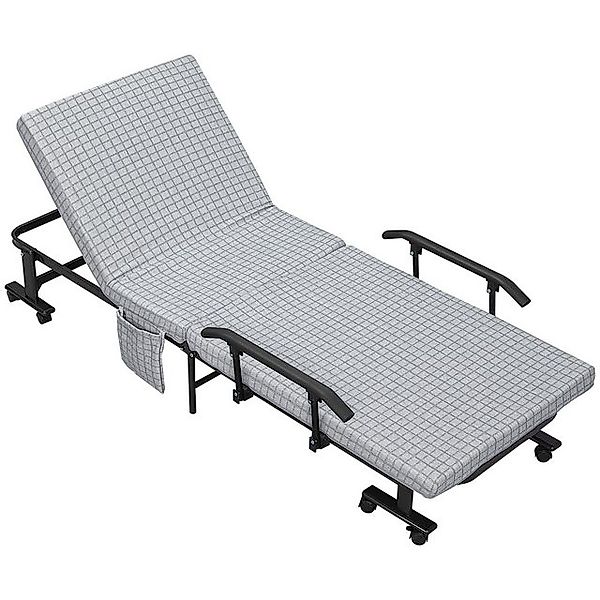 MC Star Klappbett Gästebett mit Rollen und 5-stufig verstellbarer Rückenleh günstig online kaufen