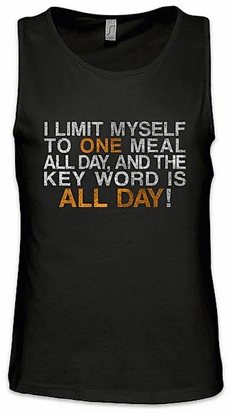 Urban Backwoods Tanktop One Meal All Day Ärmelloses T-Shirt Dick Dicker Sto günstig online kaufen