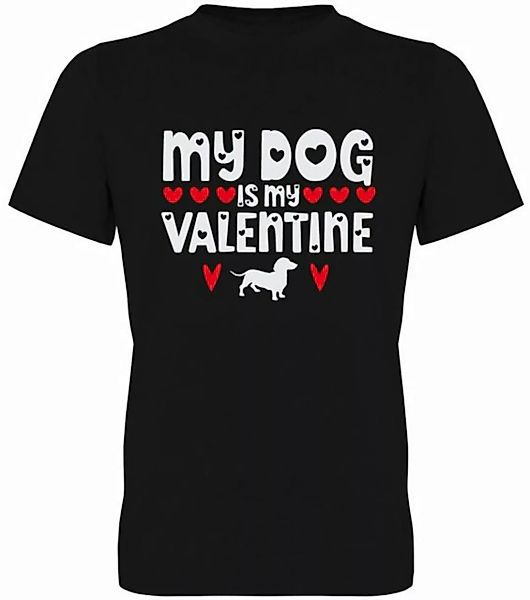 G-graphics T-Shirt My Dog is my Valentine Herren T-Shirt, mit Frontprint, f günstig online kaufen