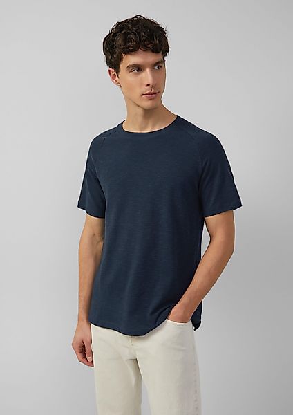 s.Oliver Kurzarmshirt Raglan-Shirt mit Flammgarnstruktur günstig online kaufen