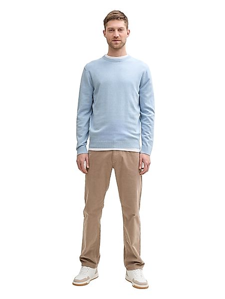 TOM TAILOR Strickpullover Strickpullover mit V-Ausschnitt günstig online kaufen