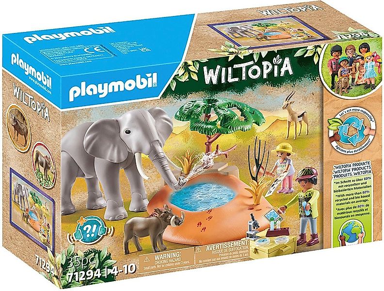 Playmobil® Spritztour zum Wasserloch (71294), Wiltopia Konstruktions-Spiels günstig online kaufen