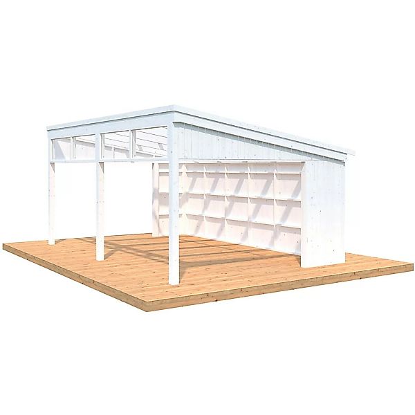 Palmako Holzpavillon "Nova", mit Oberlicht, BxT: 617x397 cm, weiß günstig online kaufen