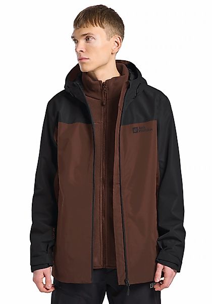 Jack Wolfskin 3-in-1-Funktionsjacke "TAUBENBERG 3IN1 JKT M" mit Kapuze günstig online kaufen