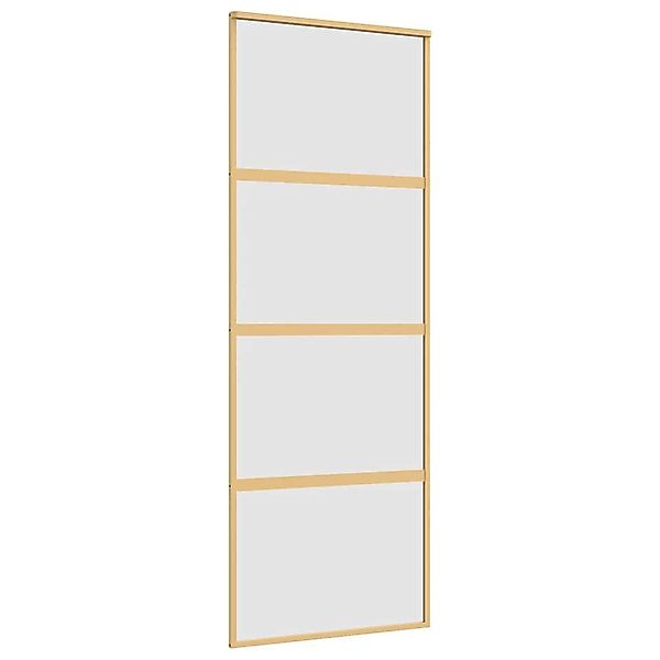vidaXL Haustür Schiebetür Golden 76x205 cm günstig online kaufen
