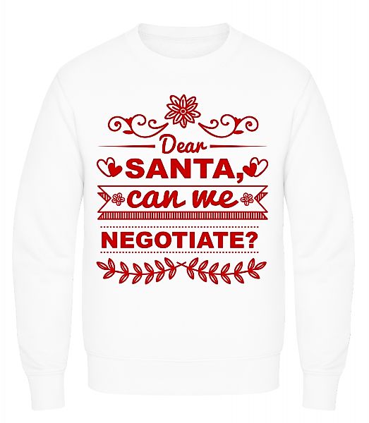 Santa Can We Negotiate? · Männer Pullover günstig online kaufen