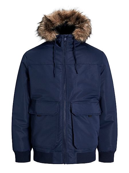 Jack & Jones Bomberjacke "JJCONSTRUCT FAUX FUR BOMBER" mit Kapuze Kapuze mi günstig online kaufen