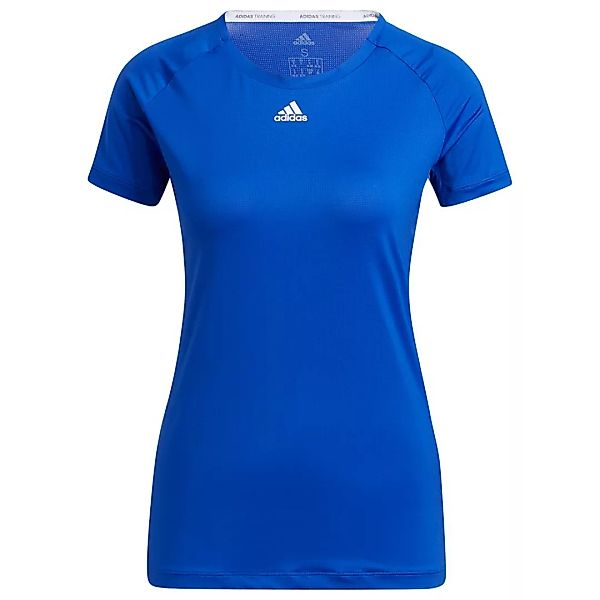 Adidas Performance Kurzarm T-shirt M Bold Blue / White günstig online kaufen