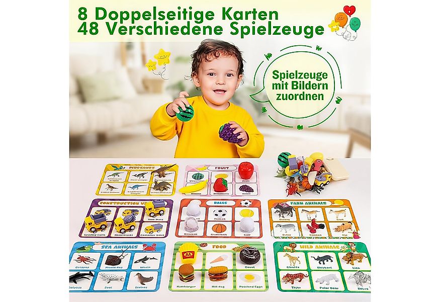 POPOLIC Lernspielzeug Montessori Sortier Spielzeug (Obst-Schnitt-Spiel mit günstig online kaufen