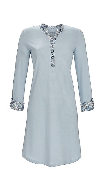 Ringella Nachthemd im Ringeldessin mit Knopfleiste günstig online kaufen