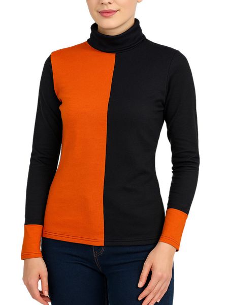 dy_mode Rollkragenshirt Damen Thermo Langarmshirt mit günstig online kaufen