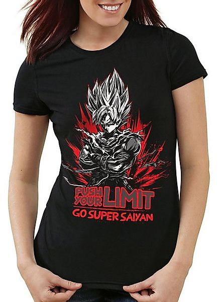 style3 T-Shirt Push your Limit super dragonball z gt songoku dbz daima günstig online kaufen