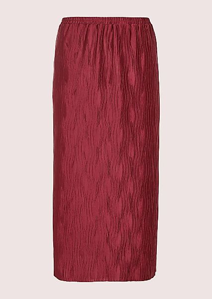 MADELEINE Midirock "Midirock Schlupfrock mit Wellenstruktur" Jerseyrock mit günstig online kaufen