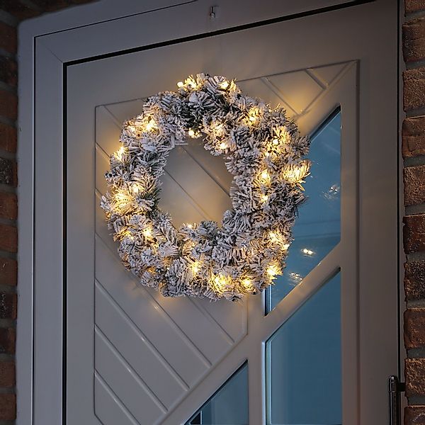 MARELIDA Dekokranz LED Tannenkranz Türkranz Weihnachtskranz günstig online kaufen