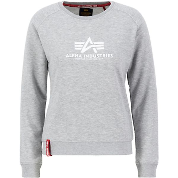 Alpha  Sweatshirt New Basic Sweater Women - grey heather günstig online kaufen