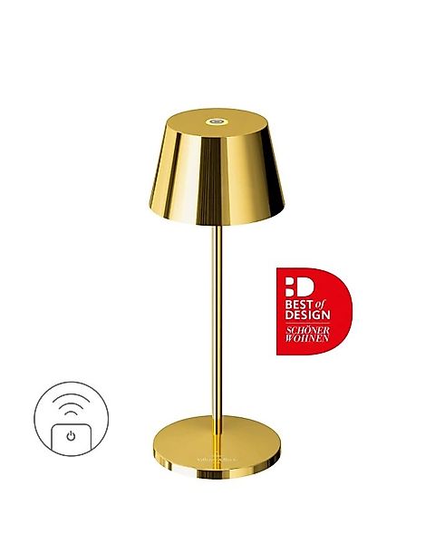 SEOUL MICRO RC - Akku-Tischleuchte dimmbar - zwei Lichtfarben gold günstig online kaufen