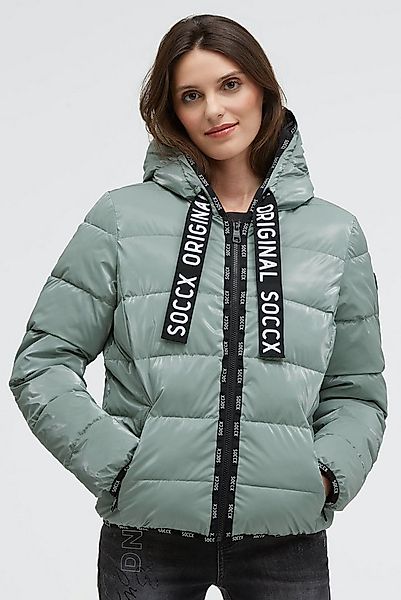 SOCCX Winterjacke mit elastischem Saumabschluss günstig online kaufen