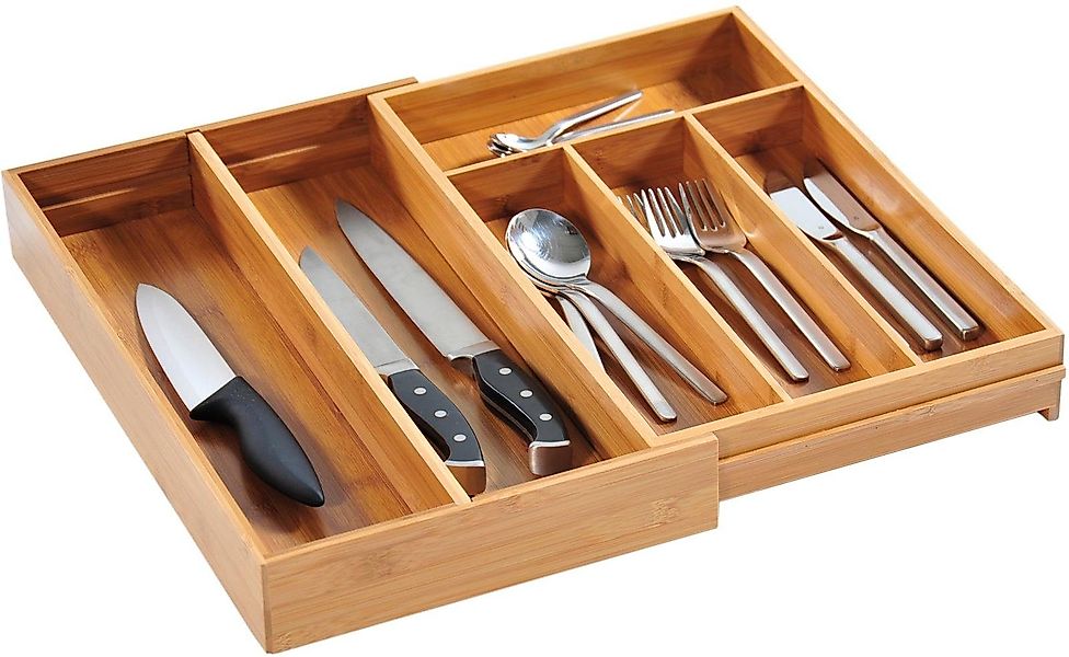 KESPER® Besteckkasten, variabel ausziehbar, Bambus günstig online kaufen