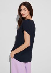 STREET ONE T-Shirt mit U-Boot-Ausschnitt günstig online kaufen