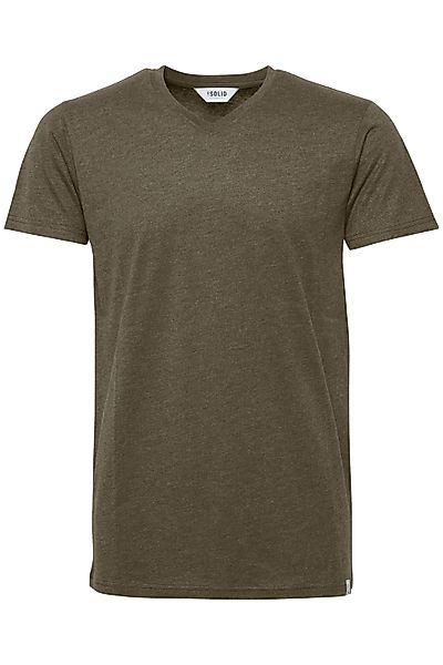 !Solid V-Shirt SDBedo Kurzarmshirt mit Melange günstig online kaufen