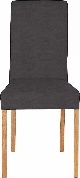 Home affaire 4-Fußstuhl »Bologna«, (Set), 6 St., Microfaser, Gestell aus Ma günstig online kaufen