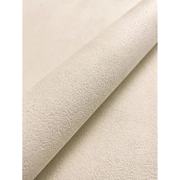 Newroom Vliestapete Sirak Creme Unifarbe Modern FSC® günstig online kaufen