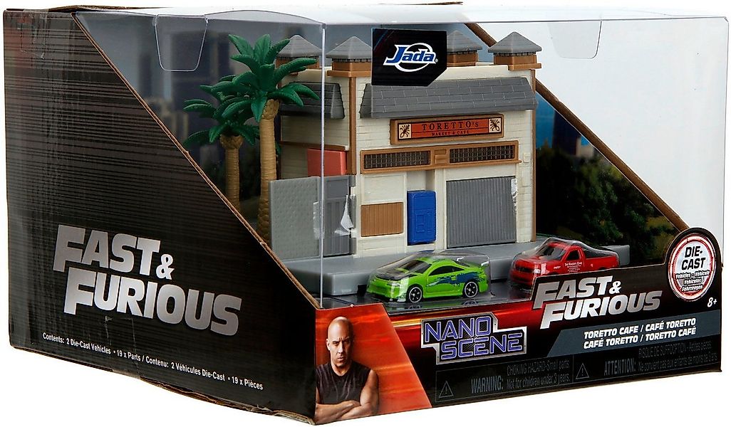 JADA Spielzeug-Auto Modellauto Hollywood Fast & Furious Toretto´s Café Nano günstig online kaufen