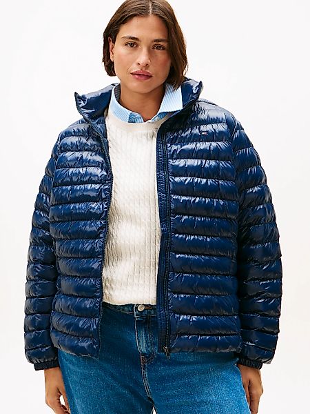 Tommy Hilfiger Curve Steppjacke "CRV LW PADDED SLIM JACKET" mit Kapuze in g günstig online kaufen