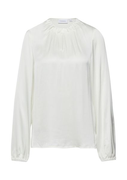 comma Langarmbluse Bluse Satinierte Bluse mit günstig online kaufen