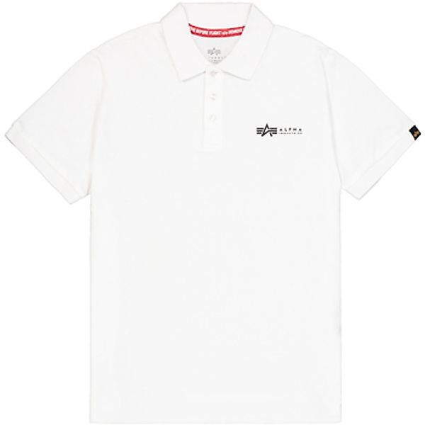 Alpha Industries  Poloshirt Basic Polo Small Logo - white günstig online kaufen