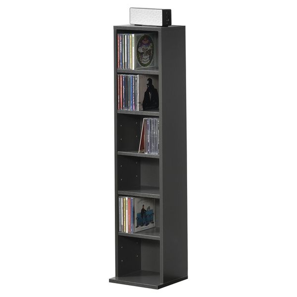 en.casa CD-Regal, »Tynset« 90x20x20 cm Standregal günstig online kaufen