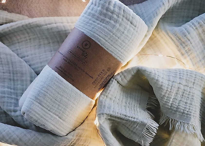 BOHORIA Kuscheltuch BOHORIA Baby Musselin Kuscheldecke günstig online kaufen