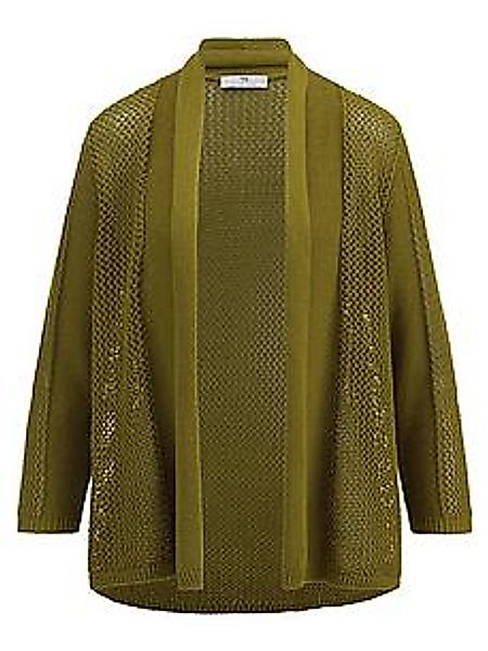 Strickjacke 3/4-Arm Peter Hahn grün günstig online kaufen